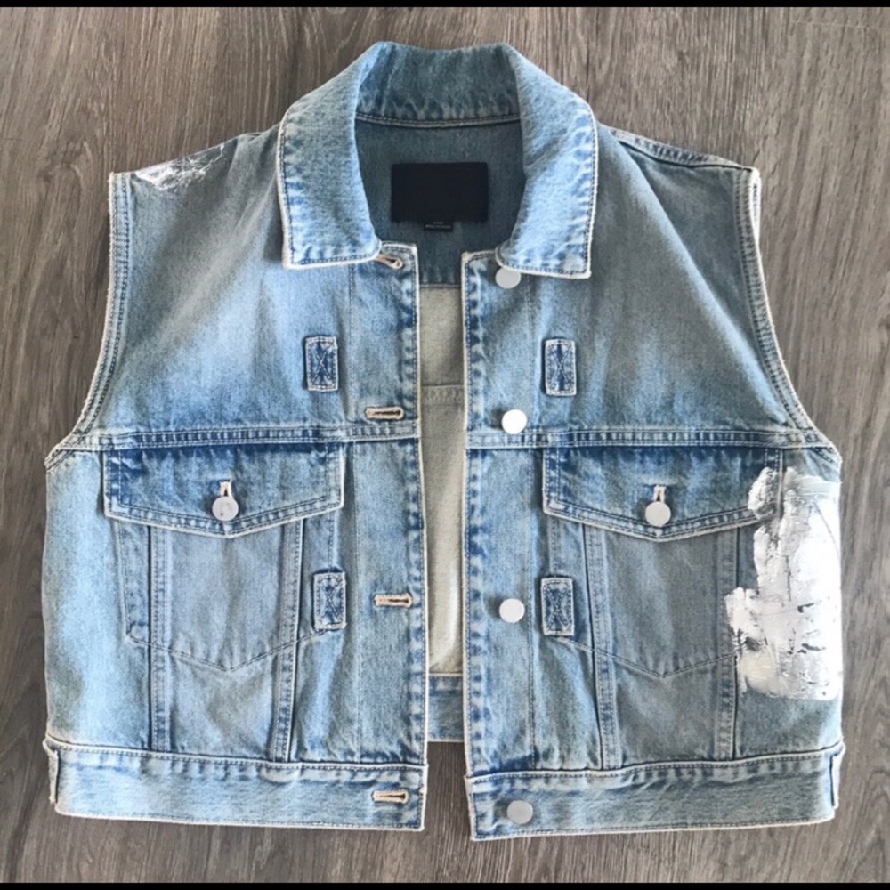 Alexander Wang denim vest!